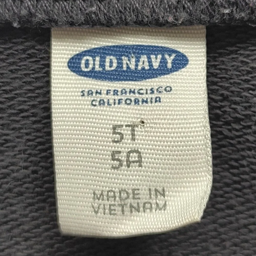 Old Navy Girl's Dress Dark Grey/Gray with Multicolor Iridescent Polka Dots 5T/5A